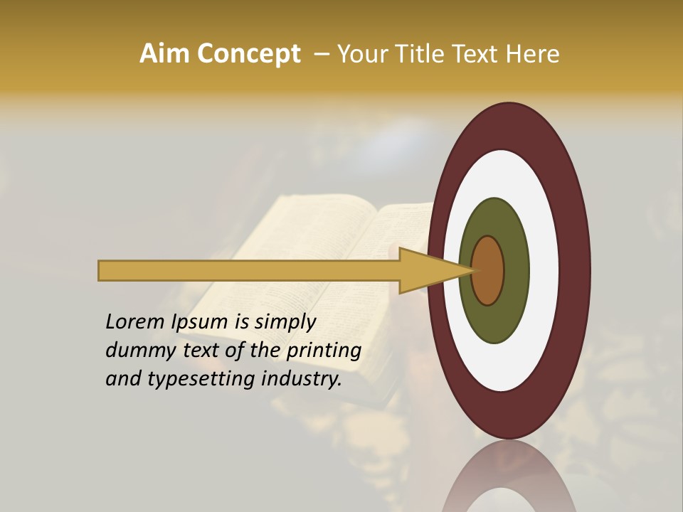 Reading The Bible PowerPoint Template