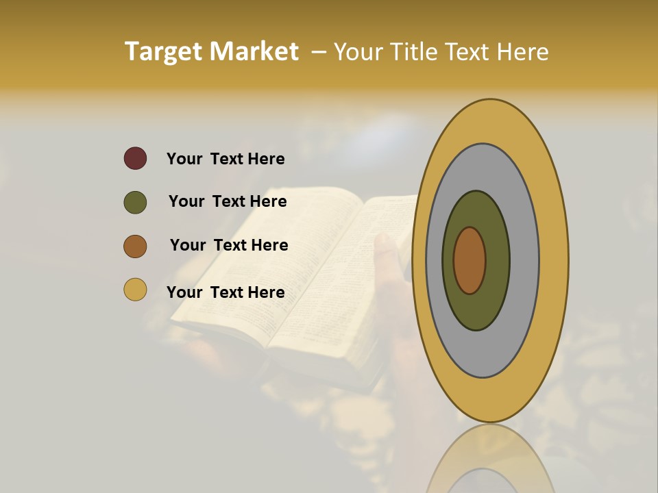 Reading The Bible PowerPoint Template