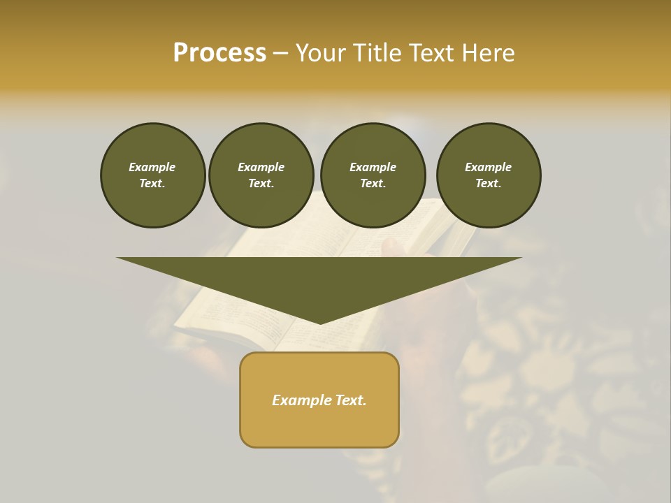 Reading The Bible PowerPoint Template