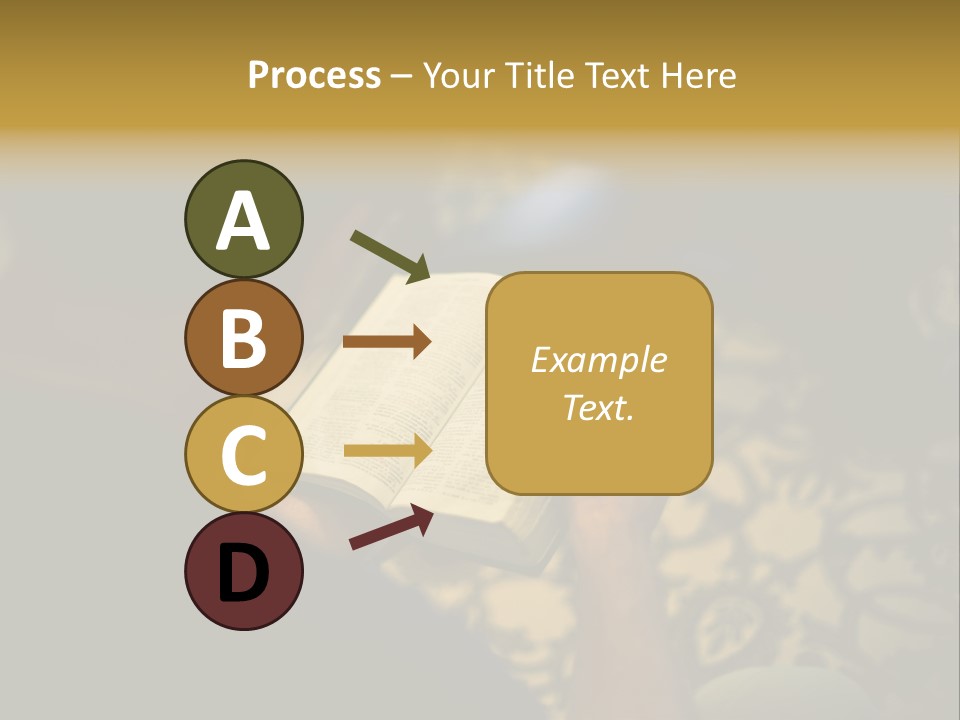 Reading The Bible PowerPoint Template