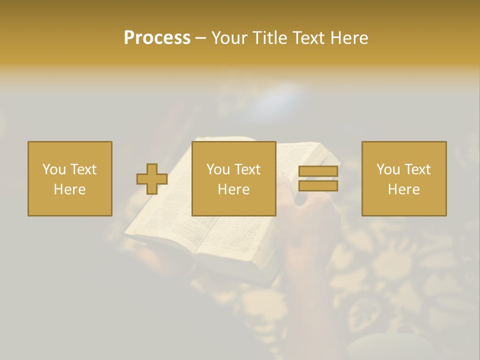 Reading The Bible PowerPoint Template