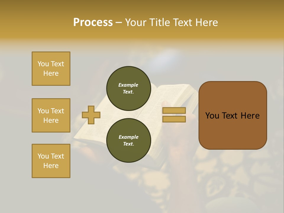 Reading The Bible PowerPoint Template