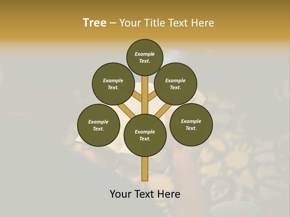 Reading The Bible PowerPoint Template