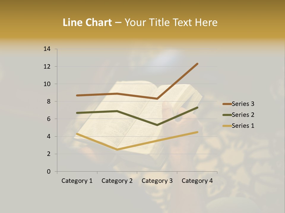 Reading The Bible PowerPoint Template