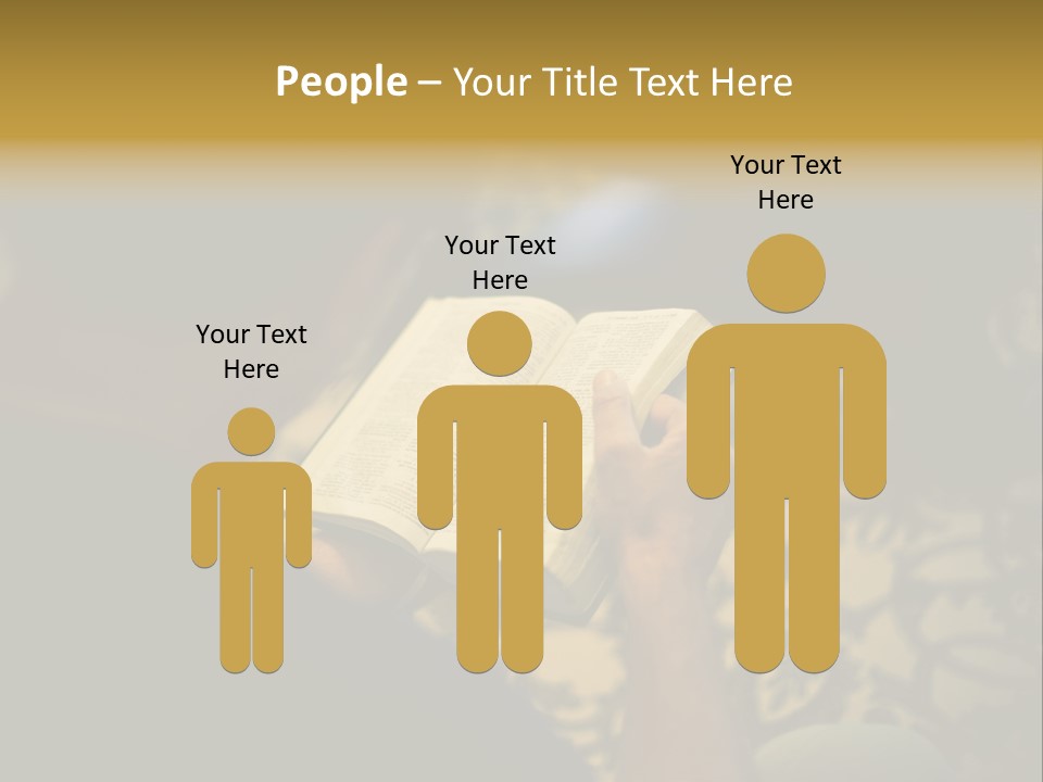Reading The Bible PowerPoint Template