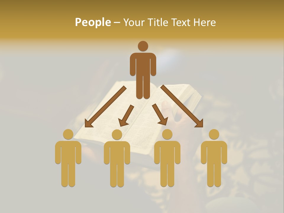 Reading The Bible PowerPoint Template