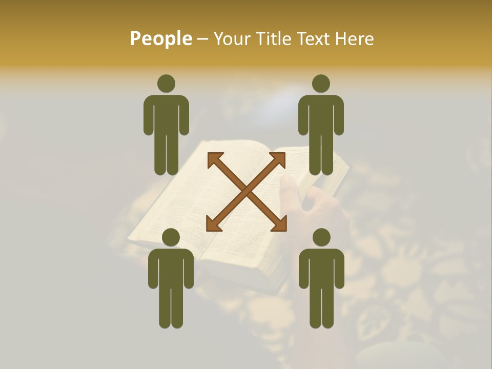 Reading The Bible PowerPoint Template