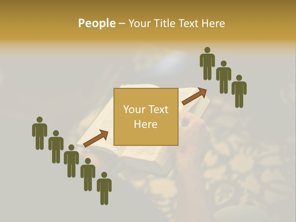 Reading The Bible PowerPoint Template
