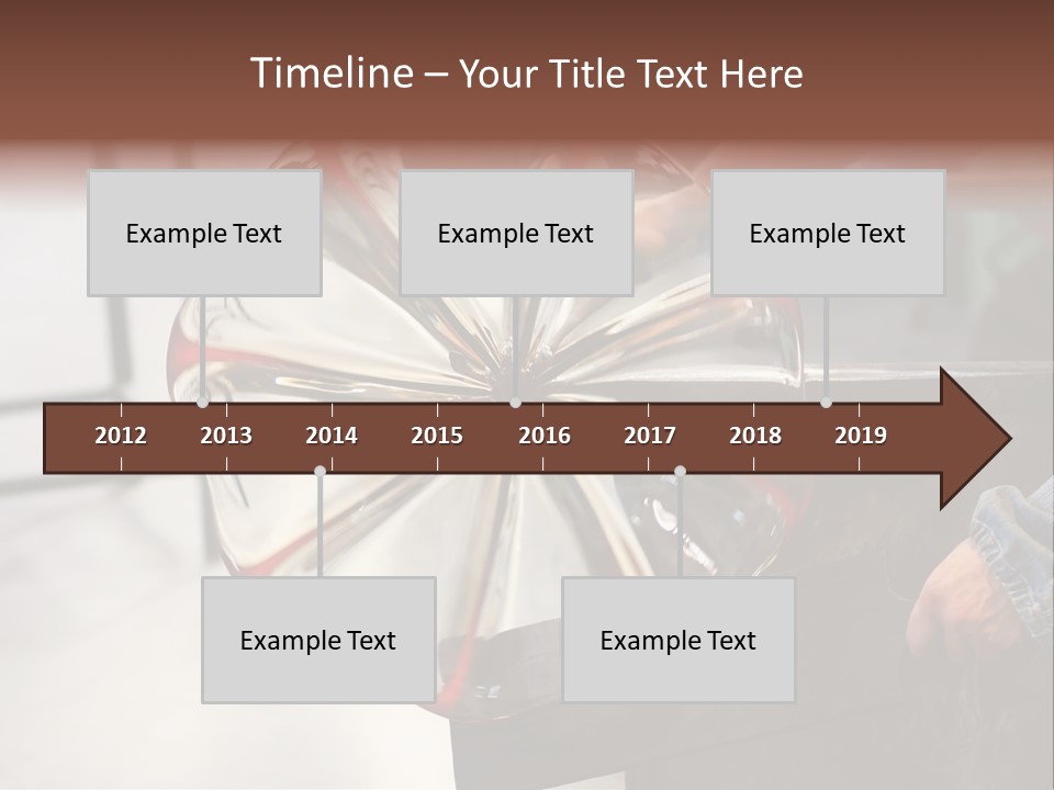 Glass Blower Forming A Piece Of Decorative Glass. (Murano, Italy) PowerPoint Template