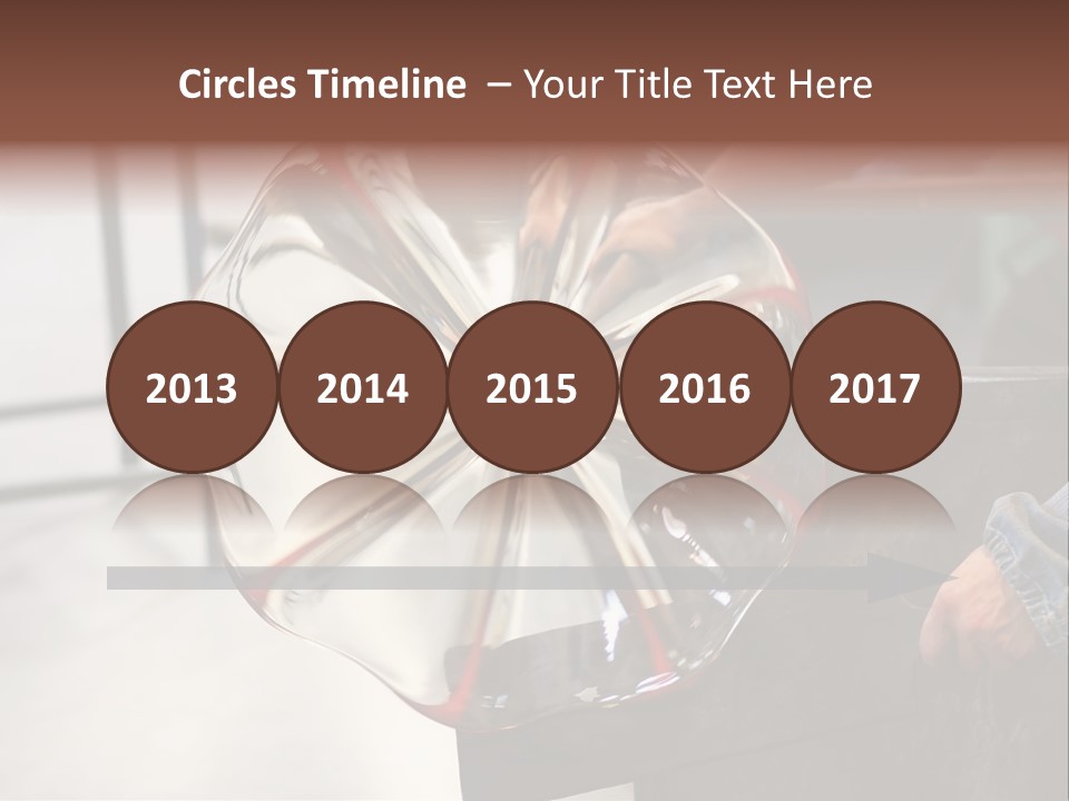 Glass Blower Forming A Piece Of Decorative Glass. (Murano, Italy) PowerPoint Template