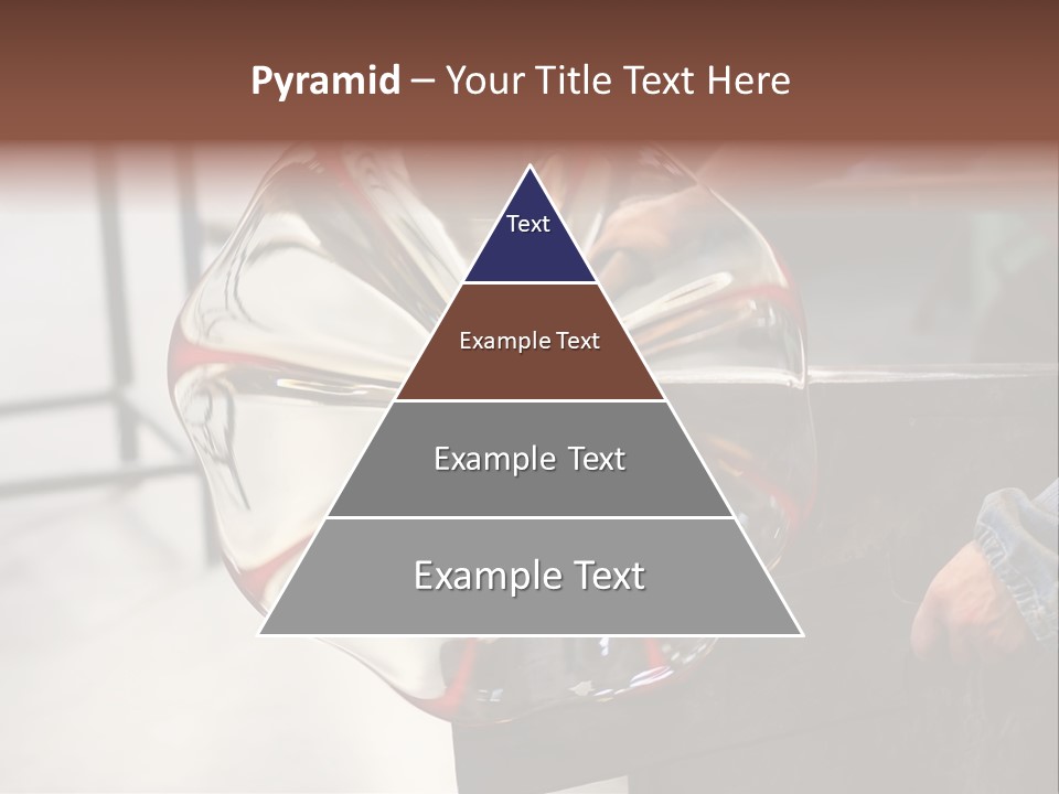 Glass Blower Forming A Piece Of Decorative Glass. (Murano, Italy) PowerPoint Template