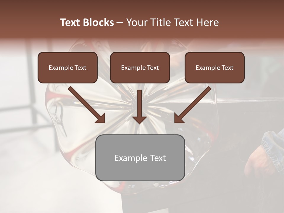 Glass Blower Forming A Piece Of Decorative Glass. (Murano, Italy) PowerPoint Template