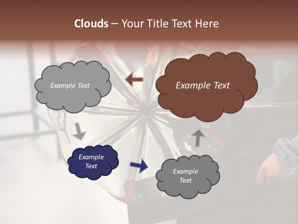 Glass Blower Forming A Piece Of Decorative Glass. (Murano, Italy) PowerPoint Template