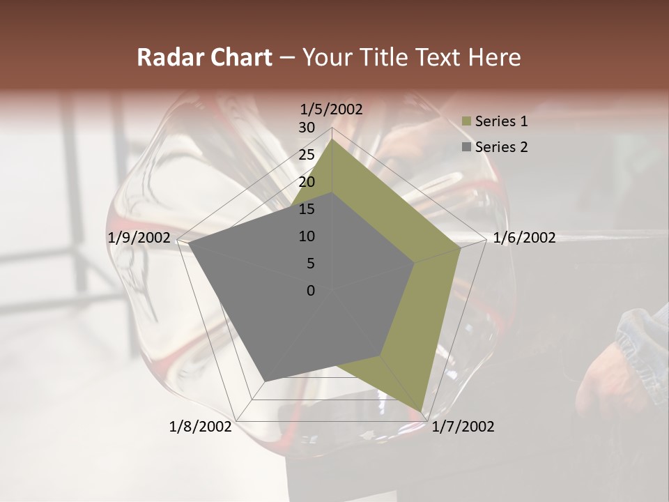 Glass Blower Forming A Piece Of Decorative Glass. (Murano, Italy) PowerPoint Template