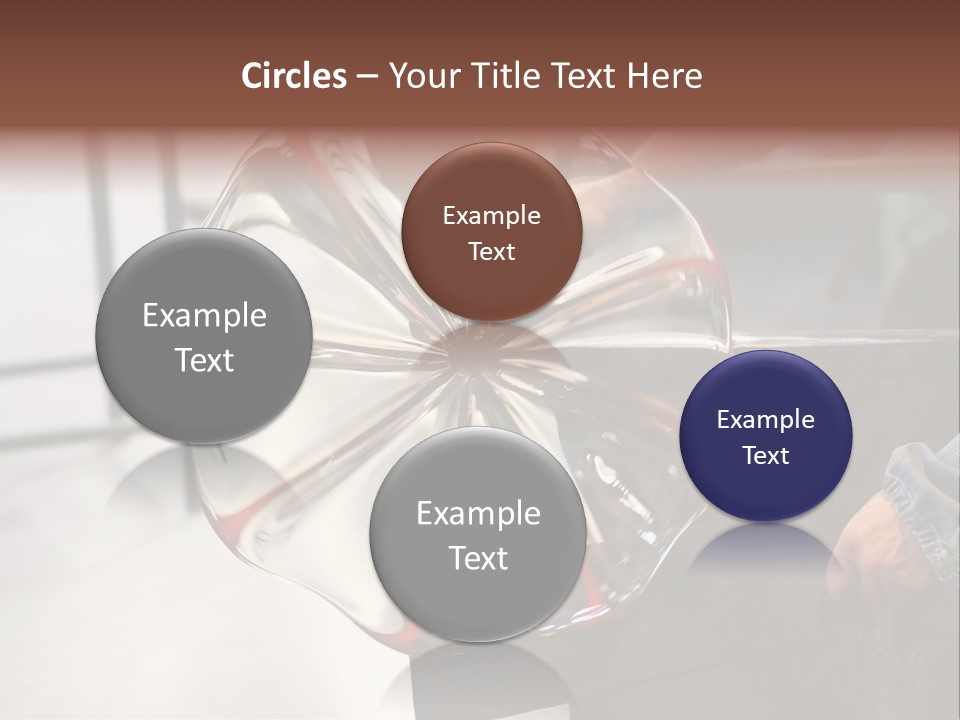 Glass Blower Forming A Piece Of Decorative Glass. (Murano, Italy) PowerPoint Template