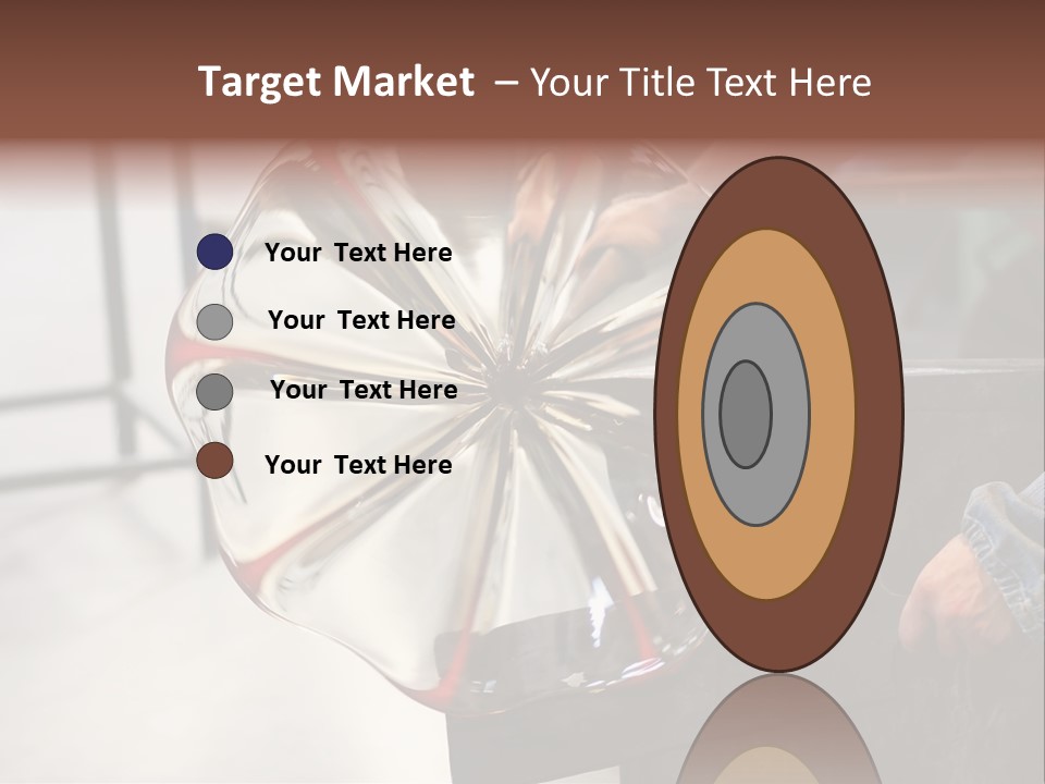 Glass Blower Forming A Piece Of Decorative Glass. (Murano, Italy) PowerPoint Template