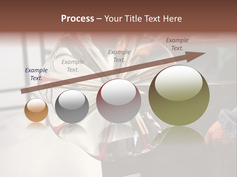 Glass Blower Forming A Piece Of Decorative Glass. (Murano, Italy) PowerPoint Template