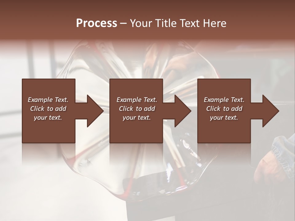 Glass Blower Forming A Piece Of Decorative Glass. (Murano, Italy) PowerPoint Template