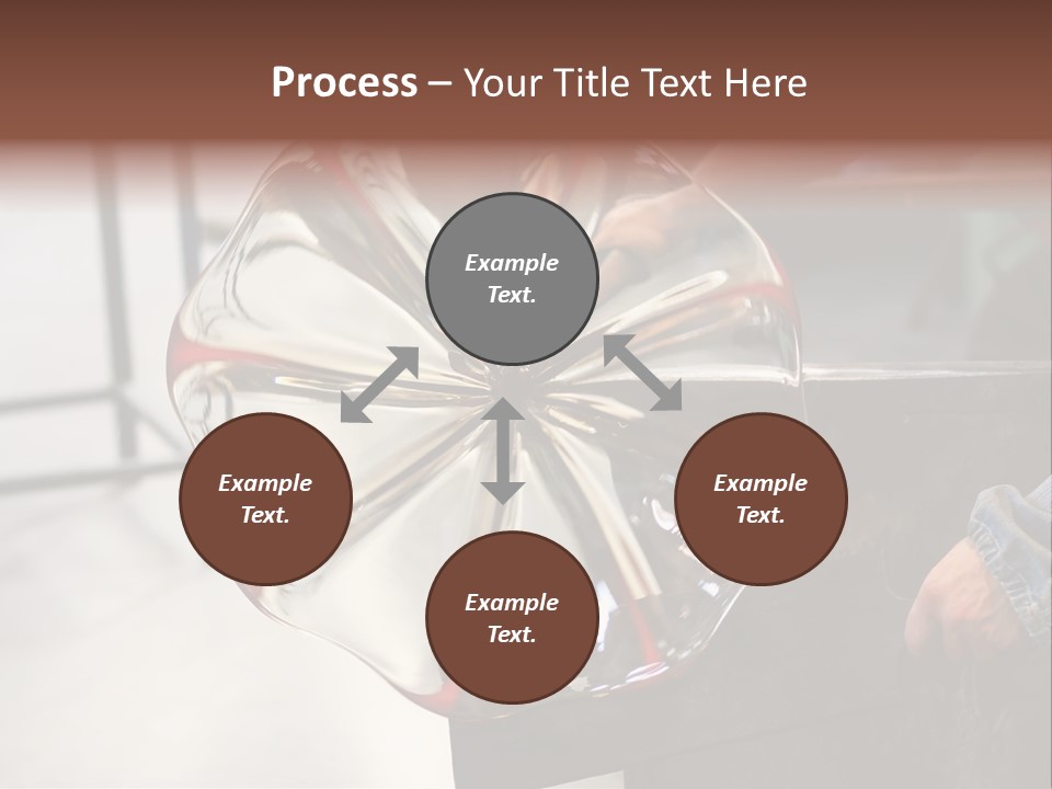 Glass Blower Forming A Piece Of Decorative Glass. (Murano, Italy) PowerPoint Template