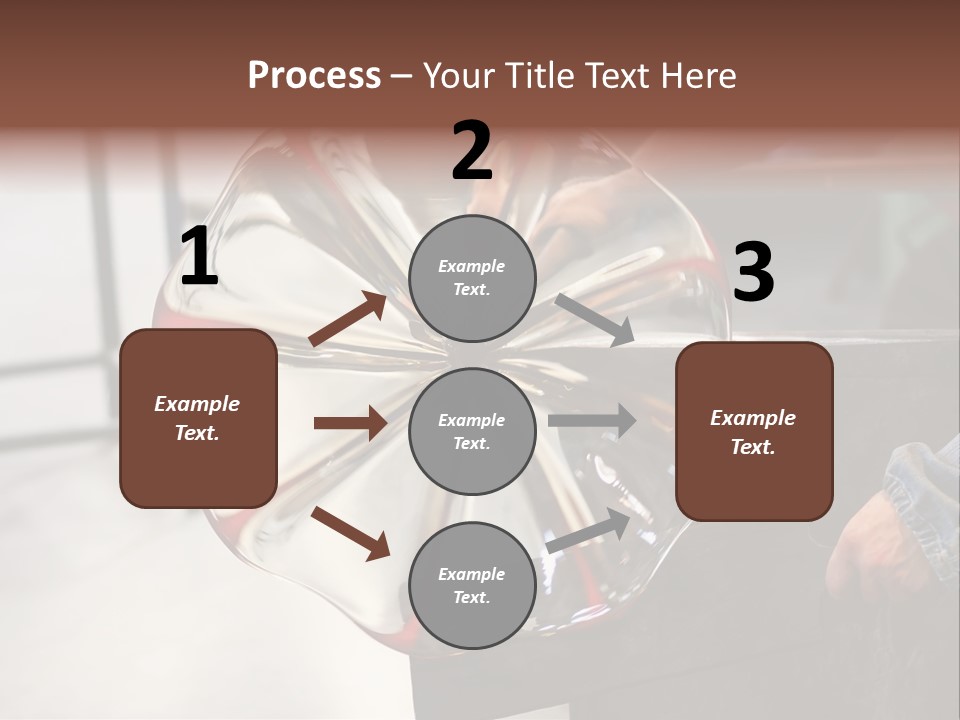 Glass Blower Forming A Piece Of Decorative Glass. (Murano, Italy) PowerPoint Template