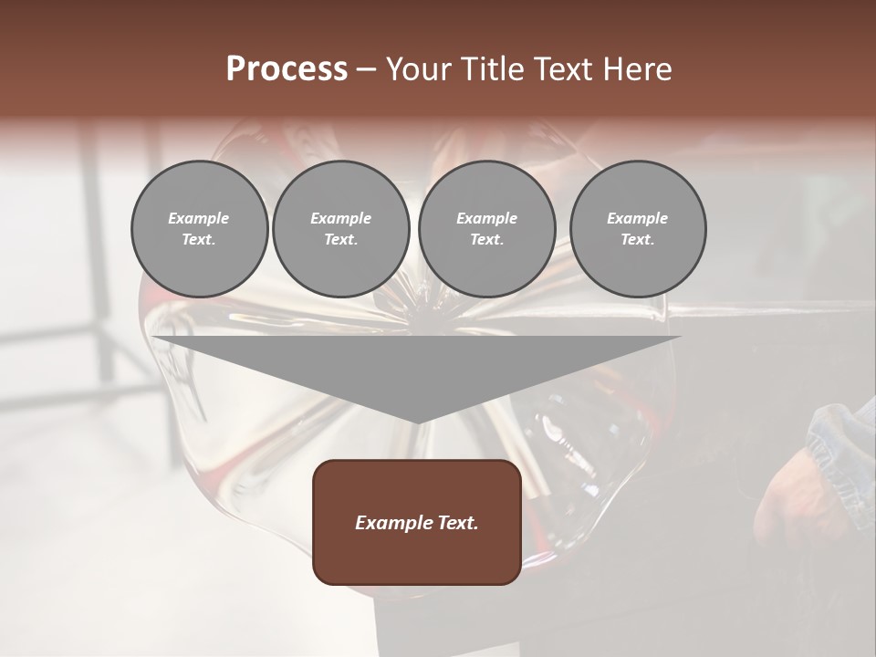 Glass Blower Forming A Piece Of Decorative Glass. (Murano, Italy) PowerPoint Template