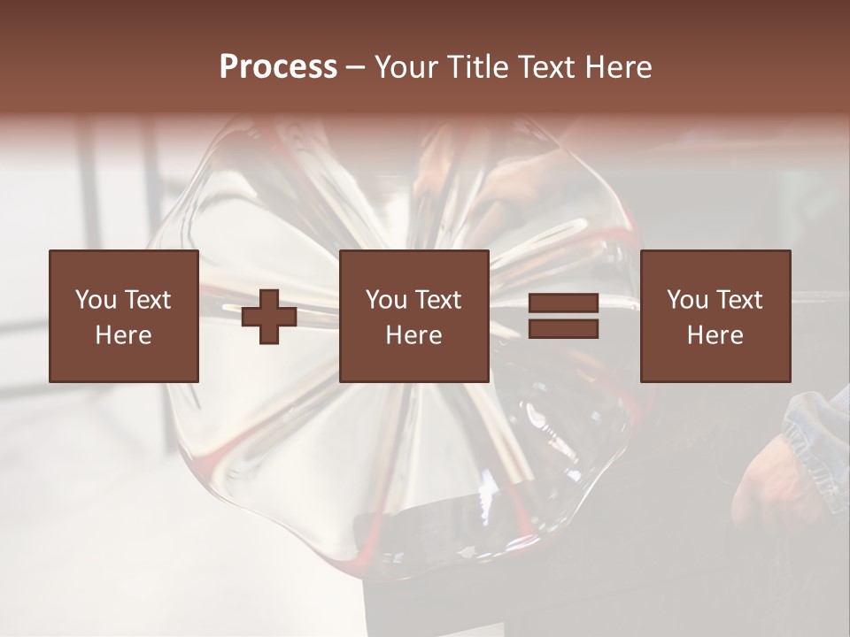 Glass Blower Forming A Piece Of Decorative Glass. (Murano, Italy) PowerPoint Template