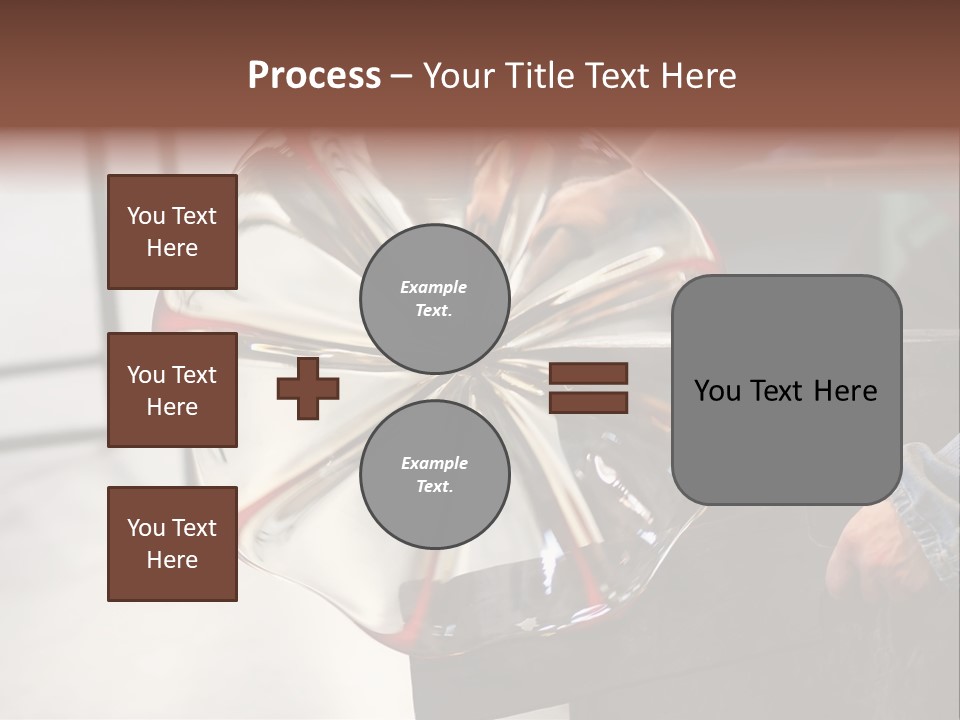 Glass Blower Forming A Piece Of Decorative Glass. (Murano, Italy) PowerPoint Template