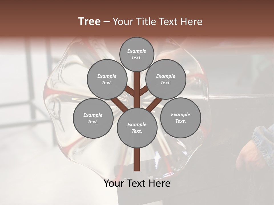 Glass Blower Forming A Piece Of Decorative Glass. (Murano, Italy) PowerPoint Template