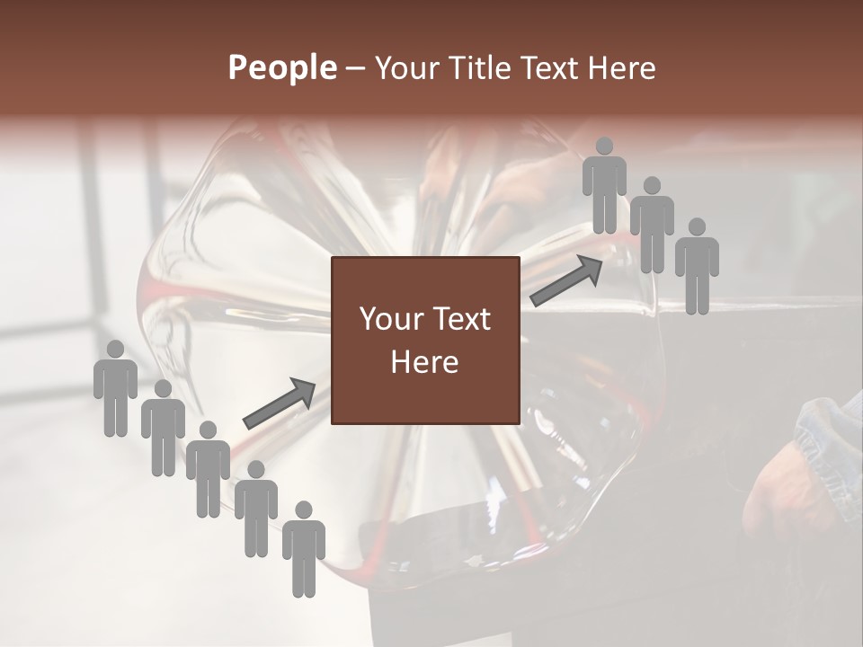 Glass Blower Forming A Piece Of Decorative Glass. (Murano, Italy) PowerPoint Template