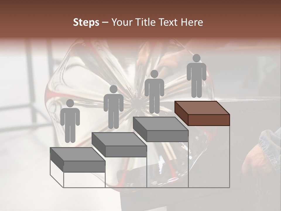 Glass Blower Forming A Piece Of Decorative Glass. (Murano, Italy) PowerPoint Template