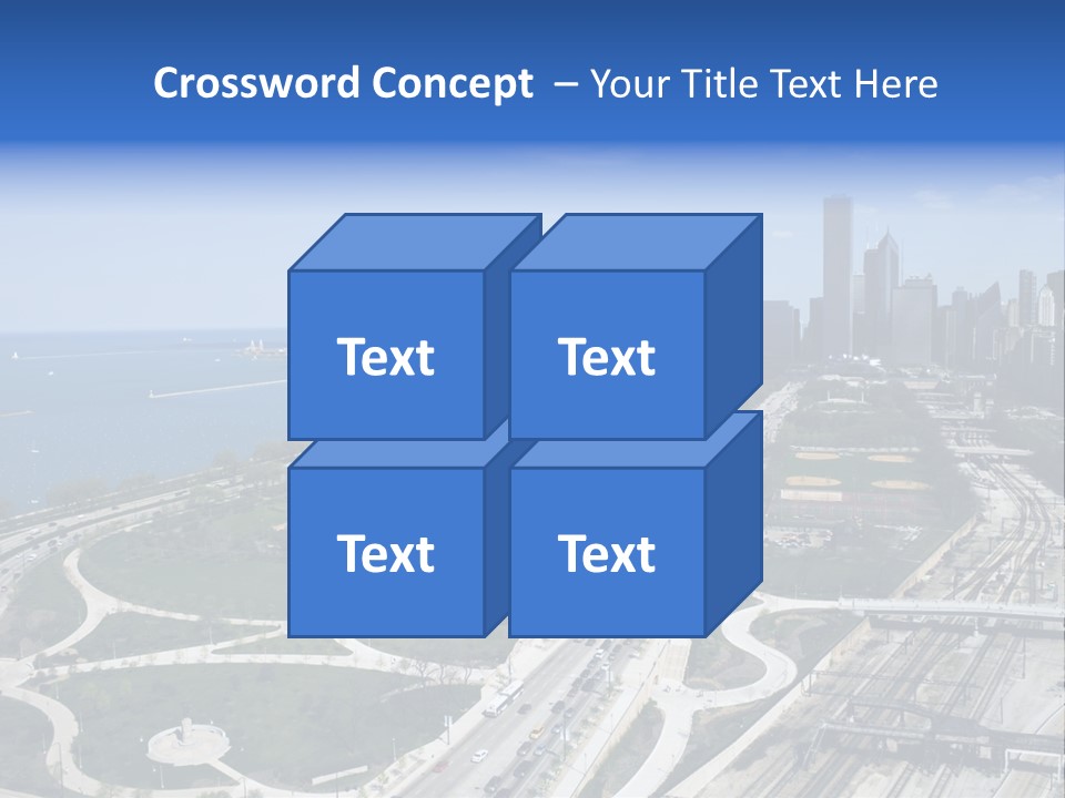 Grant Park In Chicago, Il. PowerPoint Template