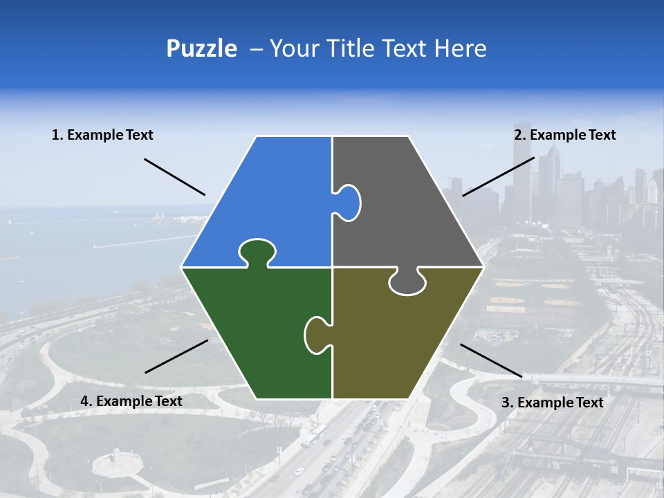 Grant Park In Chicago, Il. PowerPoint Template