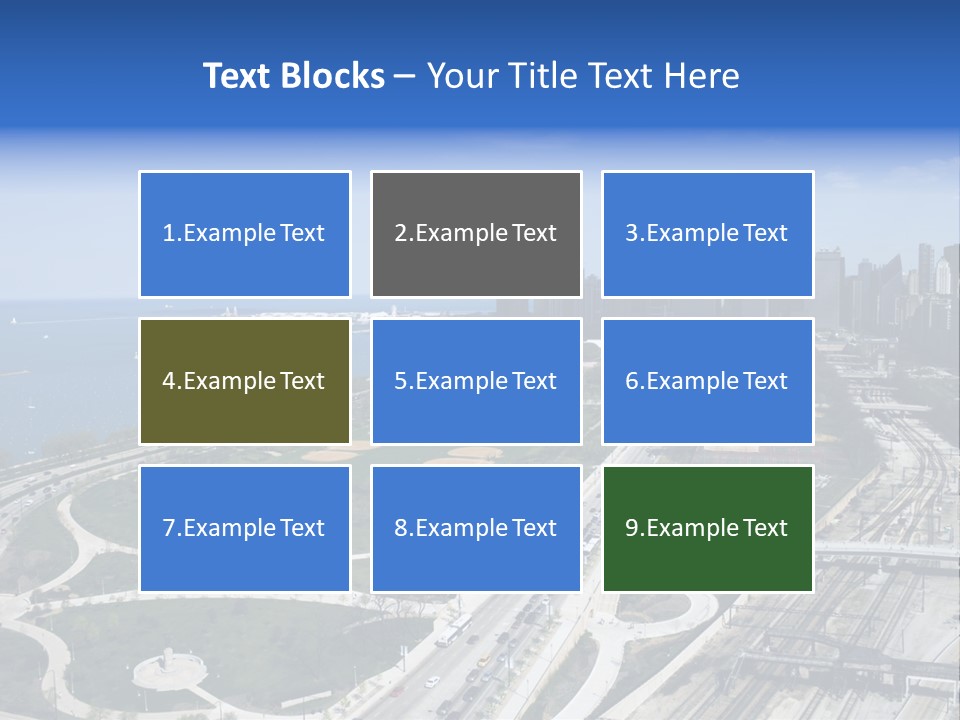Grant Park In Chicago, Il. PowerPoint Template
