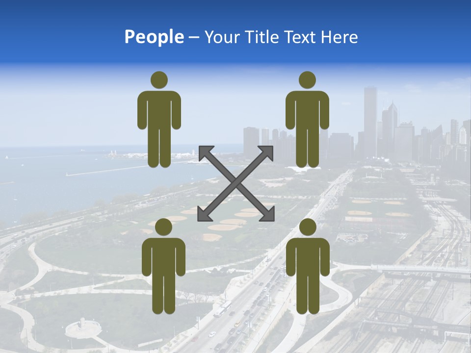 Grant Park In Chicago, Il. PowerPoint Template