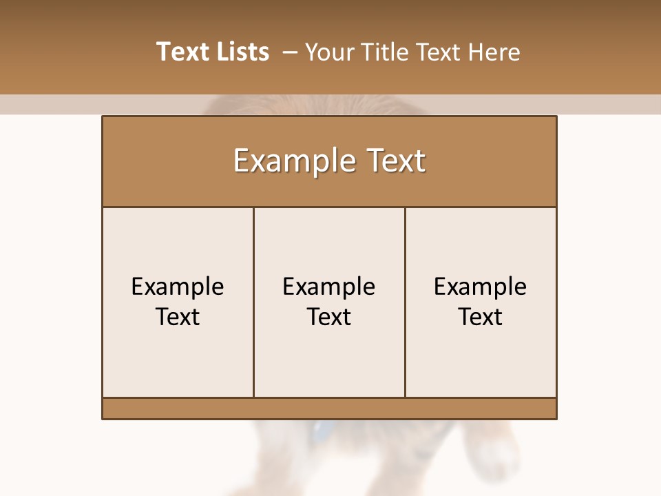 A Cute Mixed Breed Puppy Isolated Over White. The Dog Is Half Beagle And Half Yorkshire Terrier. Shallow Depth Of Field. PowerPoint Template