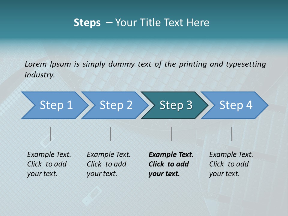 Plus Size Lovely Blond Girl Isolated Over White PowerPoint Template