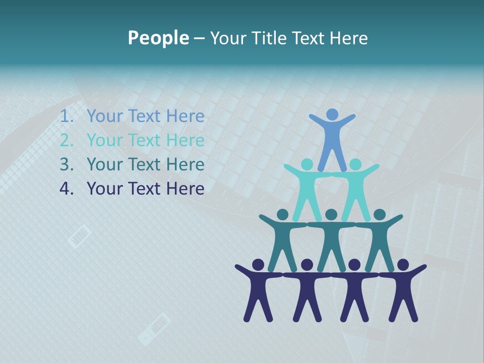 Plus Size Lovely Blond Girl Isolated Over White PowerPoint Template