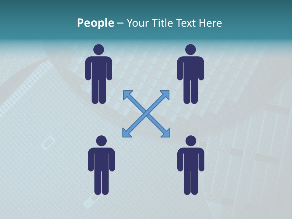 Plus Size Lovely Blond Girl Isolated Over White PowerPoint Template