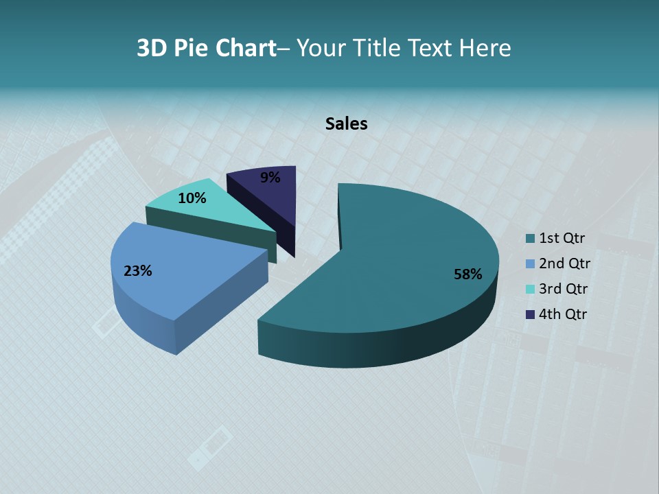 Plus Size Lovely Blond Girl Isolated Over White PowerPoint Template