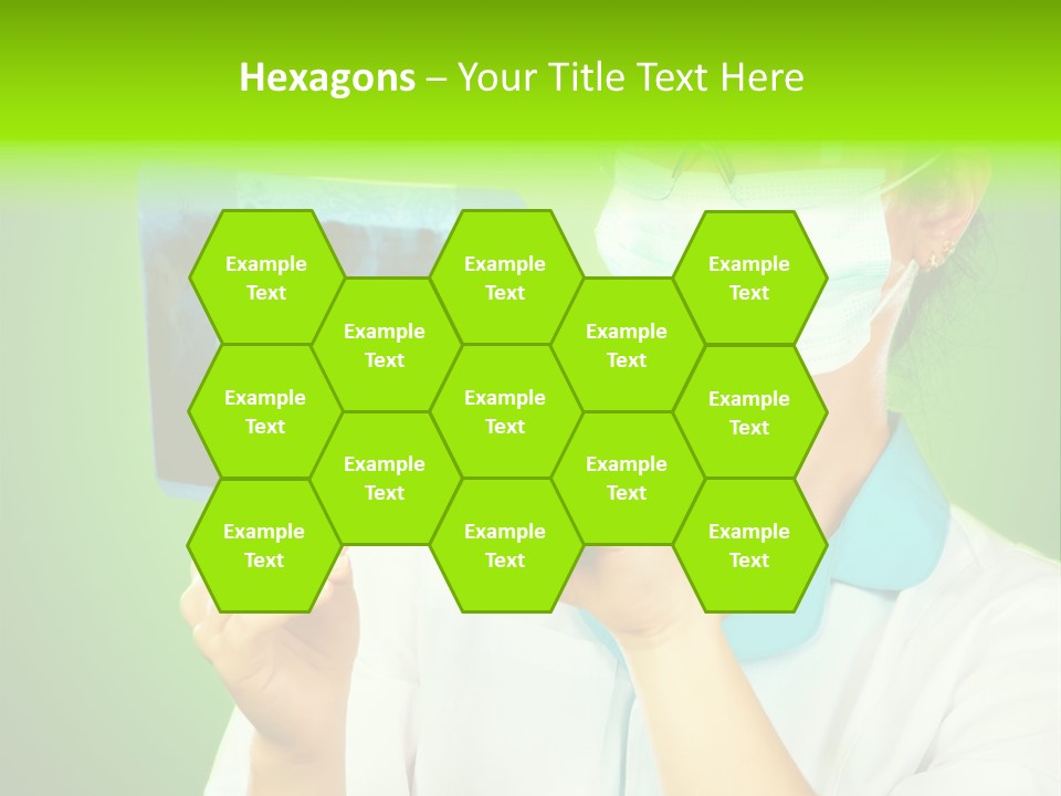 Female Doctor With Jaw Xray PowerPoint Template