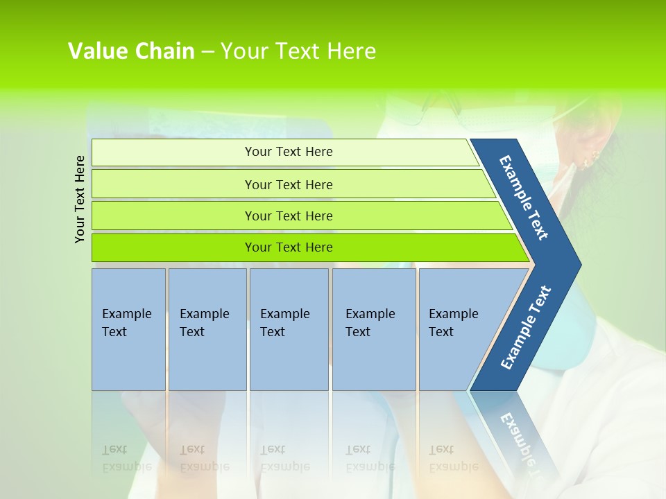 Female Doctor With Jaw Xray PowerPoint Template