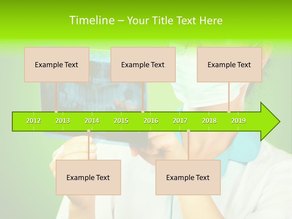 Female Doctor With Jaw Xray PowerPoint Template
