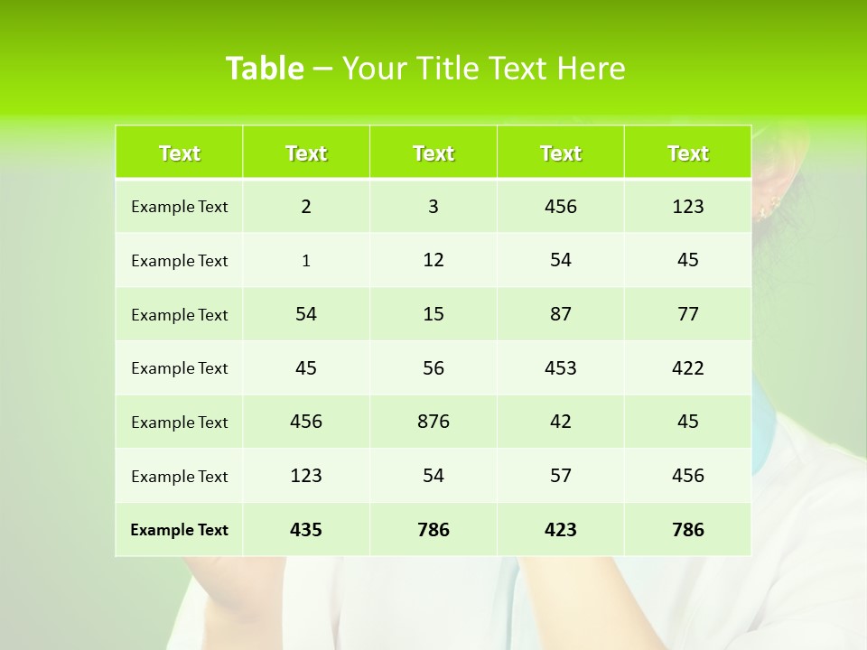Female Doctor With Jaw Xray PowerPoint Template