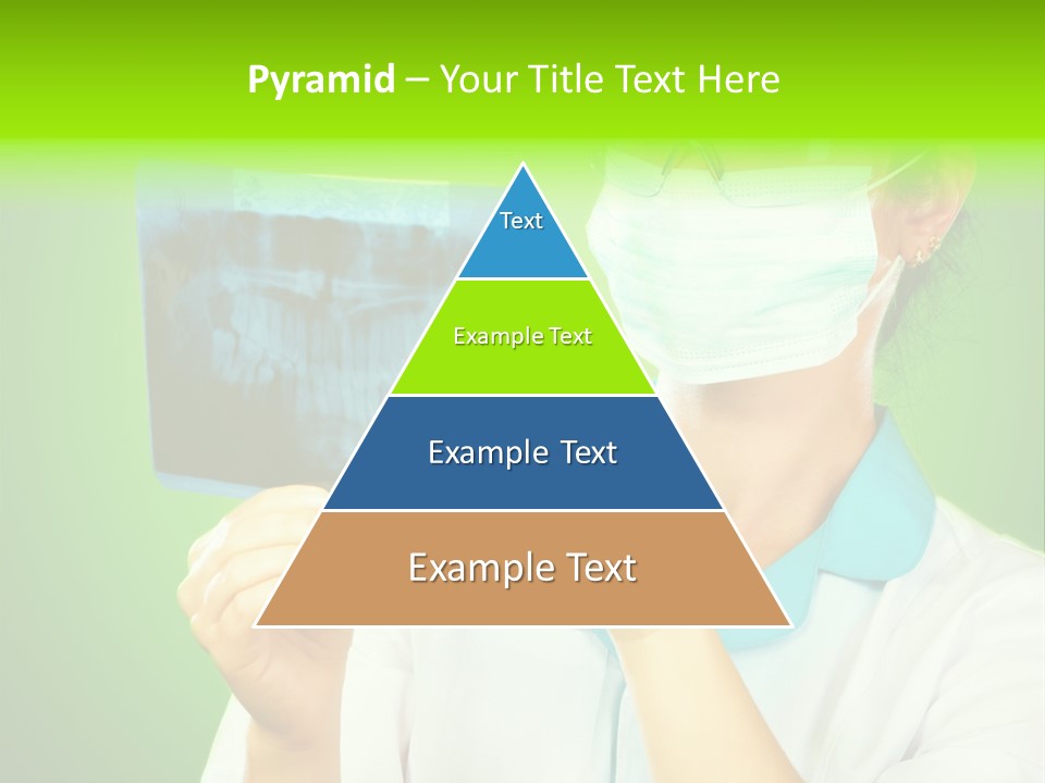 Female Doctor With Jaw Xray PowerPoint Template