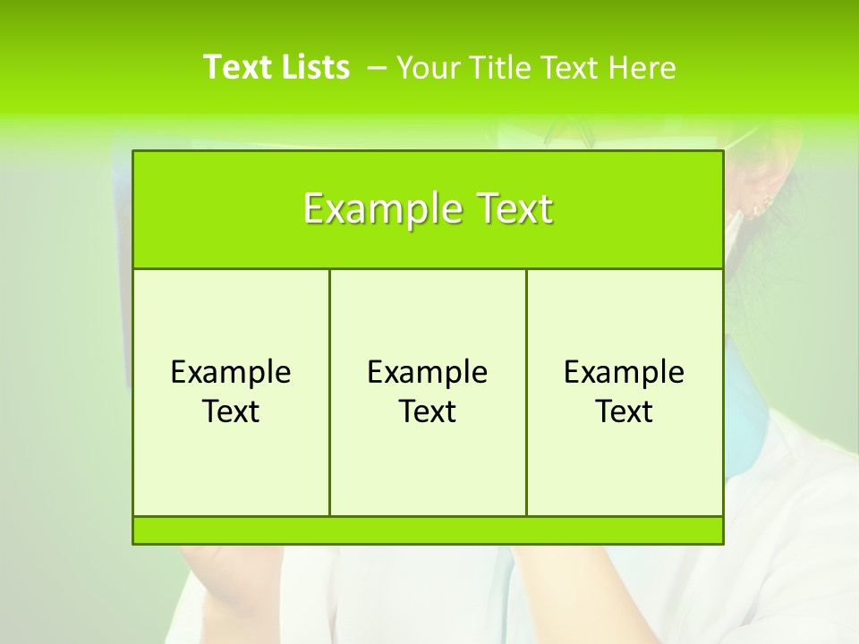 Female Doctor With Jaw Xray PowerPoint Template