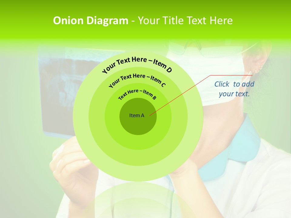 Female Doctor With Jaw Xray PowerPoint Template