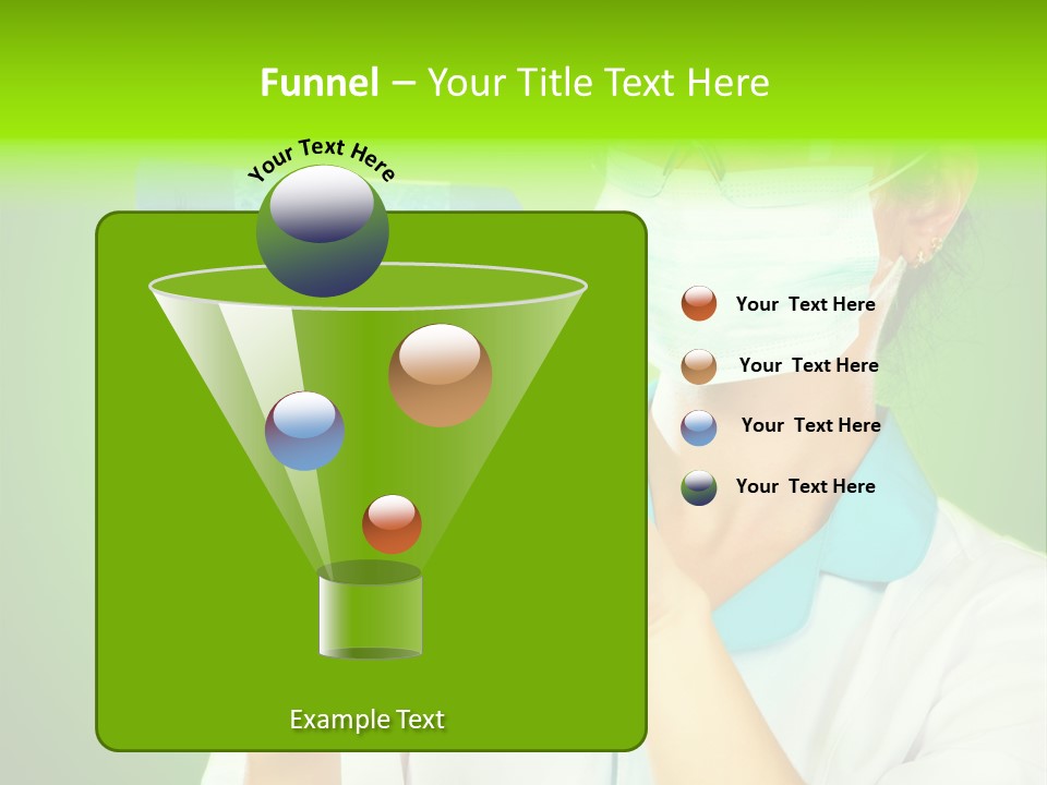 Female Doctor With Jaw Xray PowerPoint Template