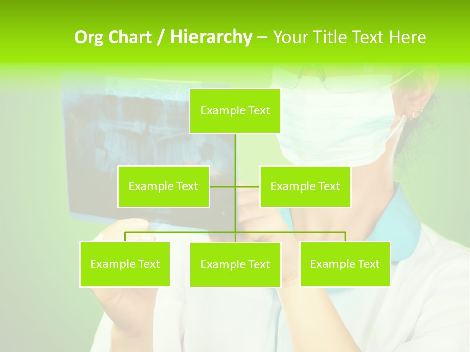 Female Doctor With Jaw Xray PowerPoint Template