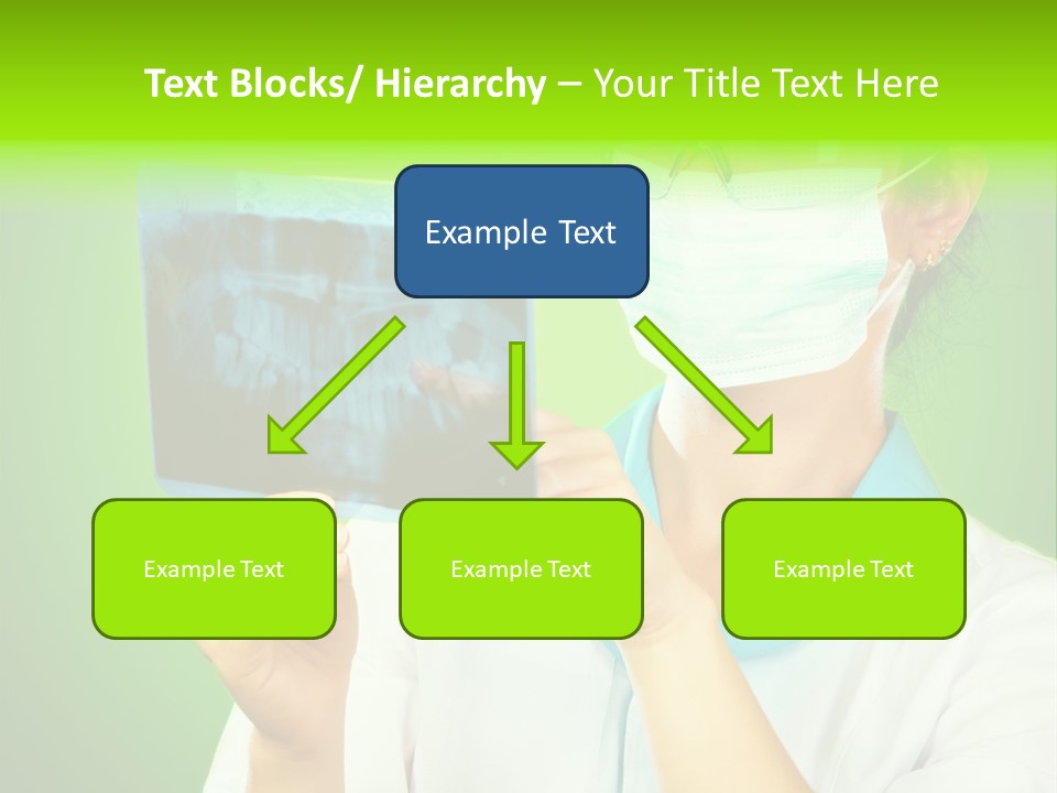 Female Doctor With Jaw Xray PowerPoint Template