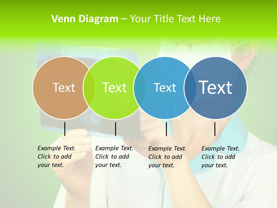 Female Doctor With Jaw Xray PowerPoint Template